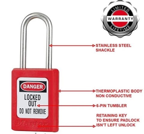 Khóa Loto Master Lock S31 Red