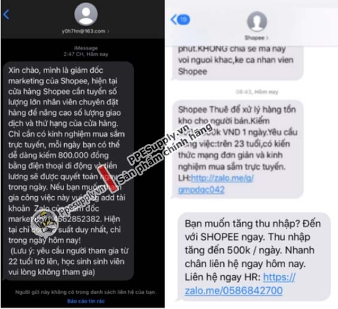 Chiêu trò của kẻ lừa đảo