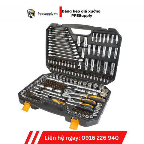 BỘ DỤNG CỤ MỞ BULONG 216 MÓN – MÃ 15147