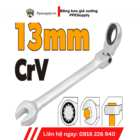 CHÌA KHÓA VÒNG MIỆNG TỰ ĐỘNG LẮC LÉO 13MM – MÃ 15239