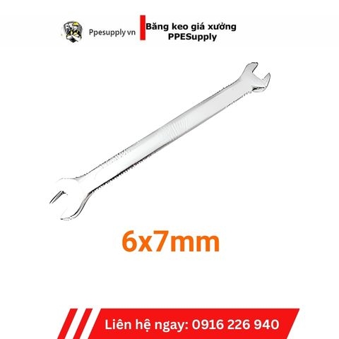Chìa khóa miệng – miệng 6x7mm (Cr-V) – Mã 15851