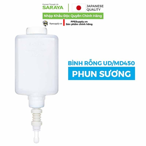 Bình rỗng dùng để đựng dung dịch Saraya UD/MD450 - cồn