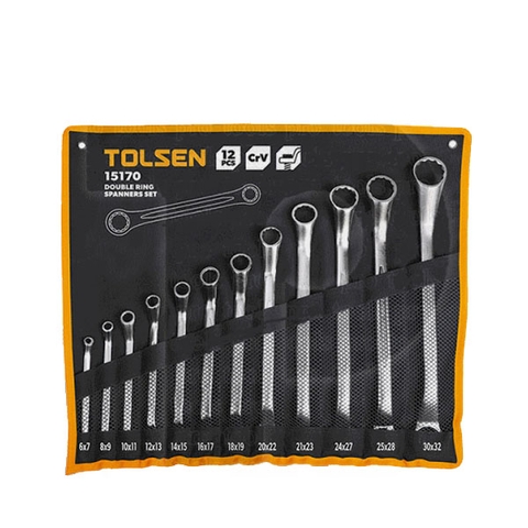 6-32mm Bộ cờ lê vòng vòng Tolsen 12 món 15170