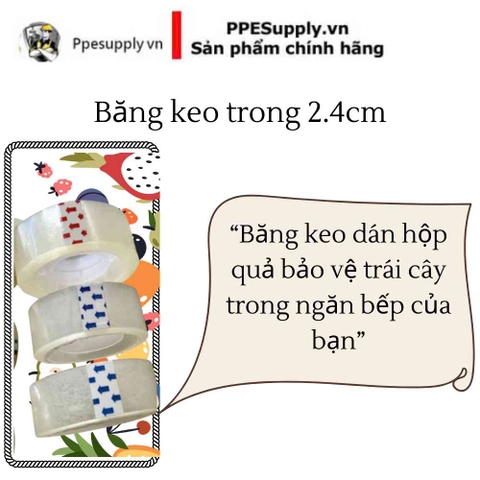Băng Keo Trong 2.4cm
