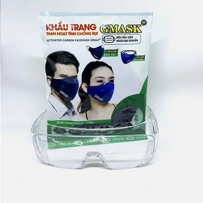 Combo sản phẩm kính TGV 3M + Khẩu trang Gmask