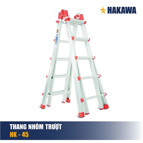 Thang Nhôm Gấp Đa Năng 4 Khúc HAKAWA HK-404 NEW