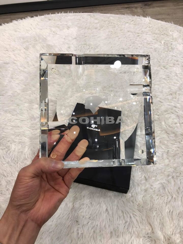 Gạt tàn Cigar  Cohiba  Pha lê loại 4 điếu  SL300