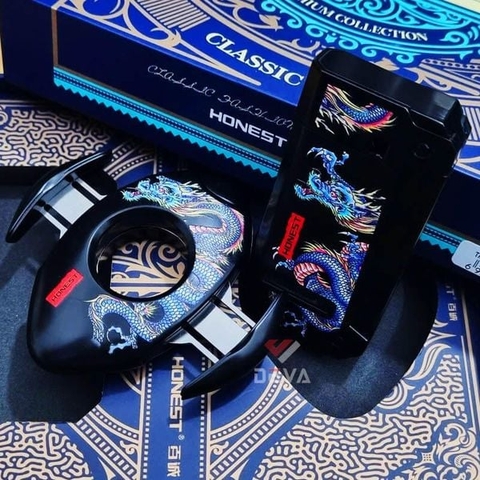 Set phụ kiện Cigar Honest 2 món bật lửa và dao cắt TA Series 2