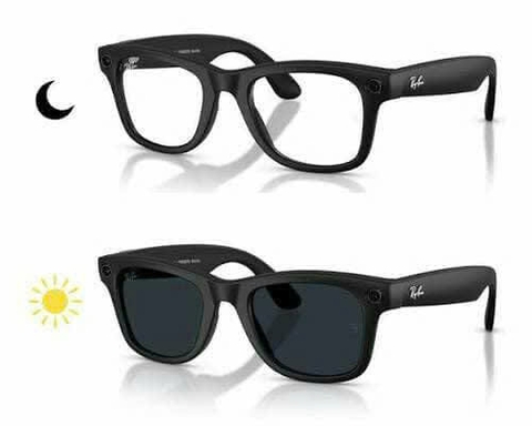 Kính thông minh Ray-Ban Meta - Clear to gray transitions