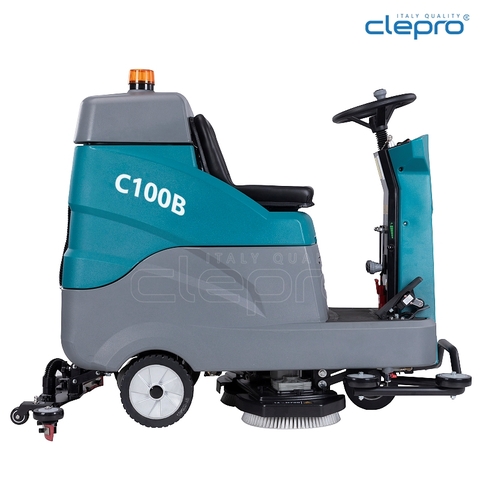 CLEPRO C100B - MÁY CHÀ SÀN LIÊN HỢP NGỒI LÁI (CHẠY ẮC QUY)