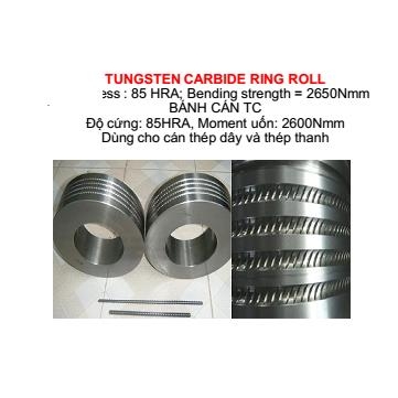 TRỤC CÁN VÀ BÁNH CÁN CACBIT