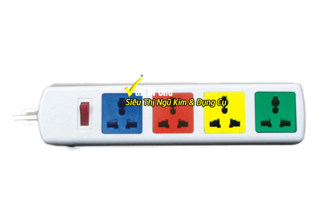ổ 4D có nắp che dây 3mx2, Lioa