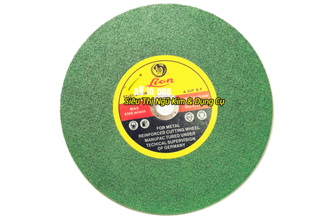 Đá cắt màu xanh - 2 lớp lưới 125*2.0*22mm/viên Lion