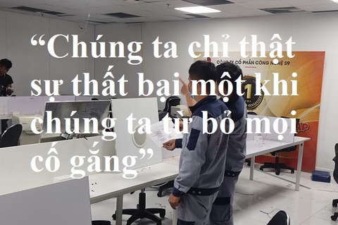 Nhật Ký Nam Thái “Chúng ta chỉ thật sự thất bại khi từ bỏ mọi cố gắng”