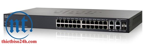 Thiết bị chia mạng Cisco SRW2024-K9 SG300-28 (combo)