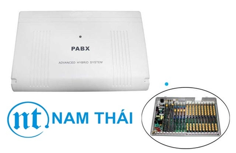 Tổng đài PABX CP1696 cấu hình 8 vào 64 máy lẻ (cho phép mở rộng 16 vào 96 máy Lẻ)