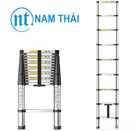 Thang nhôm rút đơn Kachi 3,8m