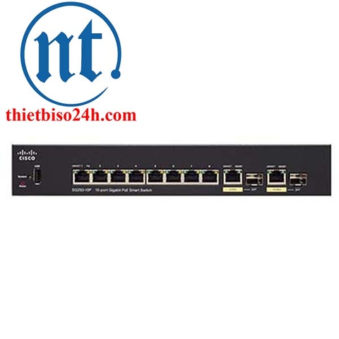 Thiết bị chia mạng Cisco SG250-08-K9-EU Smart Switch