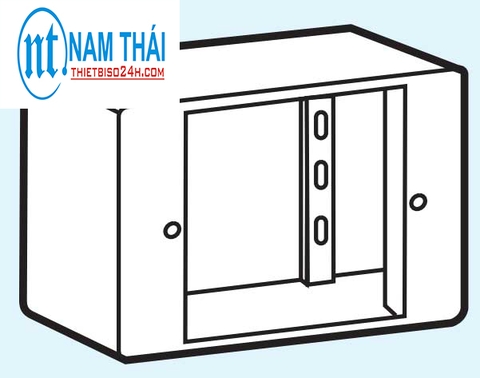 Đế nổi nhựa chữ nhật thấp S18, S186, S18C, S68 - CK157RL