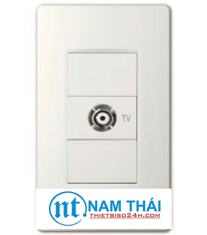 Ổ cắm tivi, TV Socket LS - Korea ( LSV - CBTW )