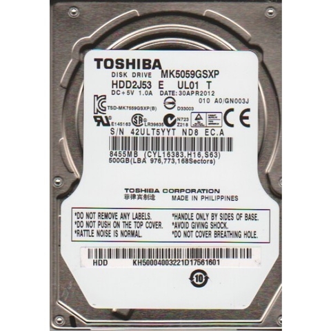 Ổ cứng GT Tosiba 500GB