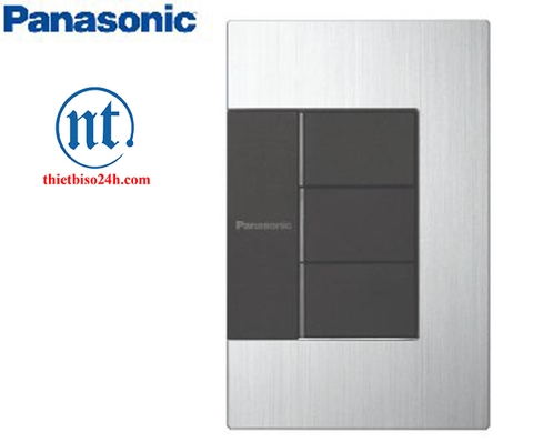 Bộ 3 công tắc Panasonic có đèn báo WTEG53572S-1-G