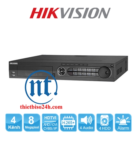 Đầu ghi 8MP 4 kênh HDTVI Hikvision DS-7304HUHI-K4