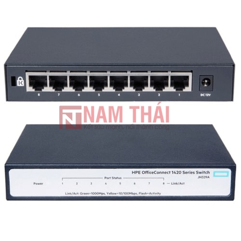 Thiết bị chuyển mạch HPE 1420 8G Switch JH329A