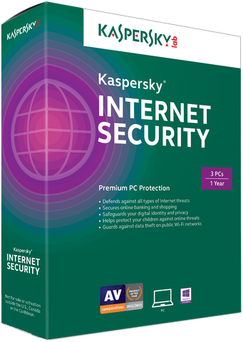 Kaspersky Internet Security for 3 PC (KIS 3U)
