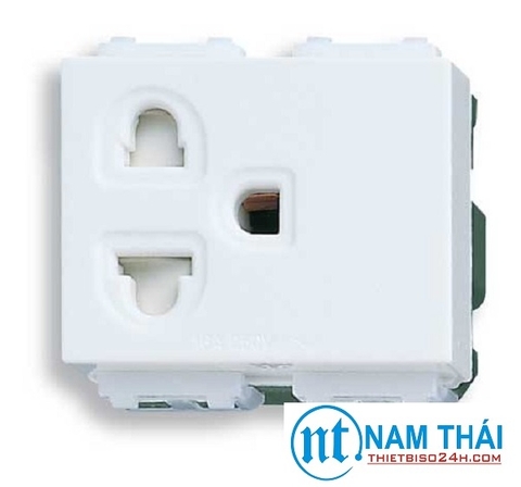 Ổ CẮM ĐƠN CÓ DÂY NỐI ĐẤT VÀ CÓ MÀN CHE - CẮM NHANH WEV1181