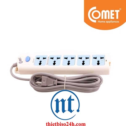 Ổ cắm nối dài Comet 5 ổ cắm đa năng/ 3m (CES1503)