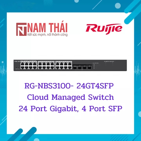 Thiết bị chuyển mạch Switch Ruijie Reyee RG-NBS3100-24GT4SFP