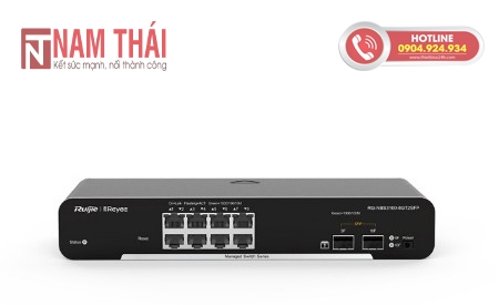 Thiết bị chuyển mạch Switch Ruijie Reyee RG-NBS3100-8GT2SFP-P