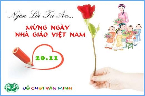 Chương trình giảm giá đồ chơi trẻ em nhân dịp ngày nhà giáo Việt Nam 20/11