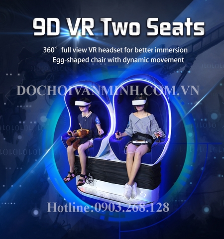 Máy xem phim thực tế ảo 9D VR thiết bị thế hệ mới cho khu vui chơi liên hoàn