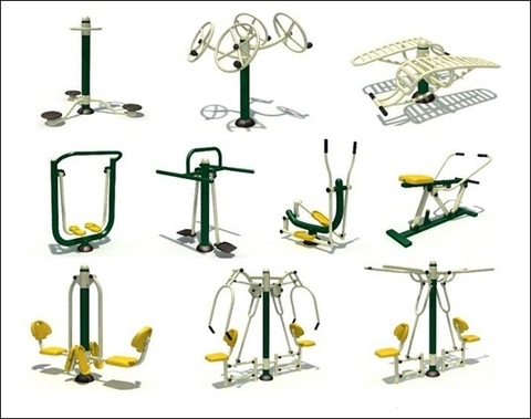 Luyện tập với các thiết bị sân chơi, tại sao không?