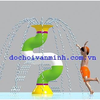 cong vien nuoc, cau truot nuoc, doc choi be boi