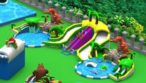 Thiết Bị Vui Chơi Nước Bơm Hơi Mẫu 10