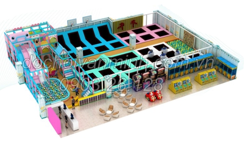 khu vui chơi vận động liên hoàn trong nhà