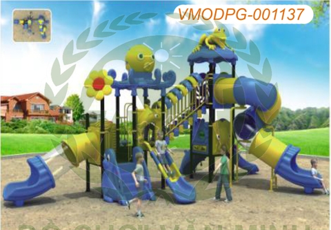 Thiết Bị Vui Chơi Ngoài Trời -  Nhà đa năng liên hoàn 237