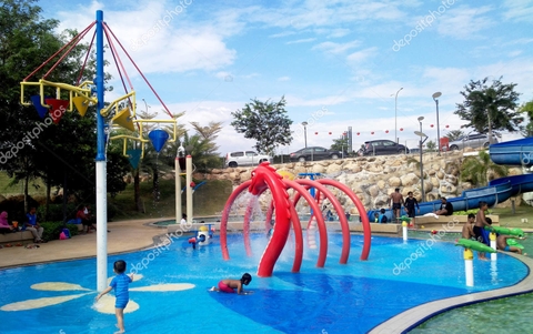 Thiết Bị Vui Chơi Nước- Vòng Phun Nước Hỏa Long