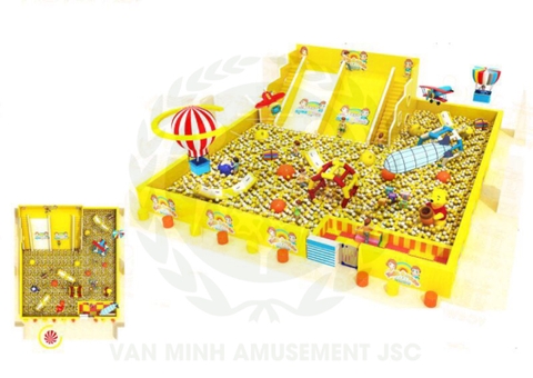 Bể bóng chướng ngại vật gấu Pooh