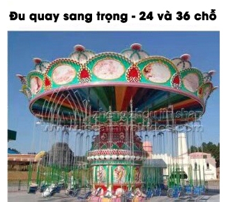 đu quay chạy điện ngoài trời