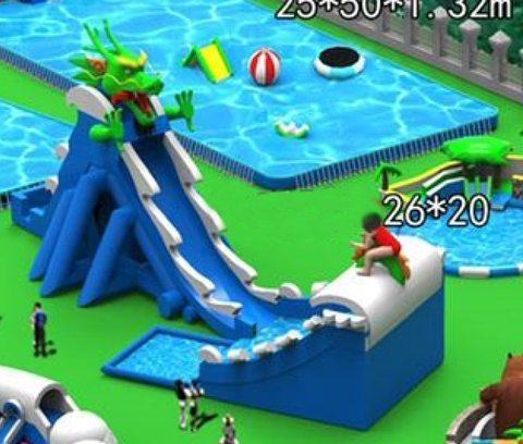 Thiết Bị Vui Chơi Nước Bơm Hơi Mẫu 9