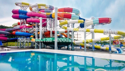 cong vien nuoc, cau truot nuoc