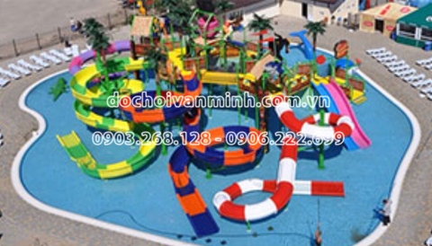 cong vien nuoc, cau truot nuoc