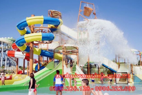 cong vien nuoc, cau truot nuoc