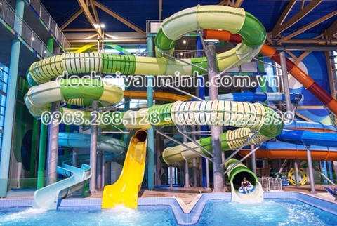 cong vien nuoc, cau truot nuoc