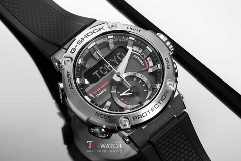 G-SHOCK GST-B200-1ADR G-STEEL BLUETOOTH | NĂNG LƯỢNG MẶT TRỜI | GST-B200-1A