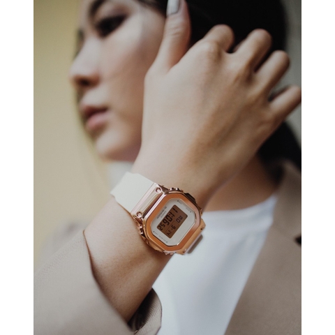 G-SHOCK NỮ GM-S5600PG-4 METALLIC BEZEL | SIZE NHỎ | GM-S5600PG-4DR